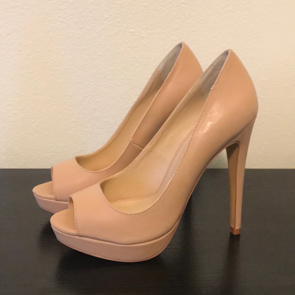 Victoria's Secret Peep-Toe Platform Pumps